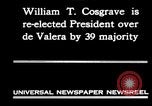 Standbild William Cosgrave T Irland, 1930, aus Sekunde 7 historischem Filmmaterial Videoclip 65675032517
