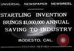 Image oeuf séparateur et coupe-machine Modesto California USA, 1932, de la seconde 7 séquences d'archives historiques vidéo 65675032518