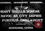 Image bombardement japonais de Shanghai Shanghai la Chine, 1932, de la seconde 6 séquences d'archives historiques vidéo 65675032521