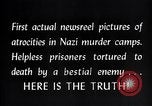 Image of Nazi concentration camp atrocities Germany, 1945, second 10 stock footage video 65675032522