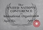Image of United Nations Conference on International Organization San Francisco California USA, 1945, second 31 stock footage video 65675032536