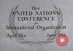 Image of United Nations Conference on International Organization San Francisco California USA, 1945, second 32 stock footage video 65675032536