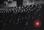 Image of United Nations delegates watch German surrender film San Francisco California USA, 1945, second 8 stock footage video 65675032538