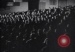 Image of United Nations delegates watch German surrender film San Francisco California USA, 1945, second 9 stock footage video 65675032538