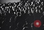 Image of United Nations delegates watch German surrender film San Francisco California USA, 1945, second 13 stock footage video 65675032538