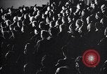 Image of United Nations delegates watch German surrender film San Francisco California USA, 1945, second 14 stock footage video 65675032538