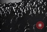 Image of United Nations delegates watch German surrender film San Francisco California USA, 1945, second 15 stock footage video 65675032538