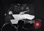 Image of United Nations delegates watch German surrender film San Francisco California USA, 1945, second 30 stock footage video 65675032538