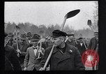 Image of United Nations delegates watch German surrender film San Francisco California USA, 1945, second 46 stock footage video 65675032538