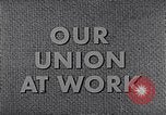 Image of textile workers union United States USA, 1949, second 13 stock footage video 65675032617
