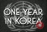 Image of UN General Assembly  Korea, 1950, second 6 stock footage video 65675032621