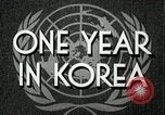 Image of UN General Assembly  Korea, 1950, second 9 stock footage video 65675032621