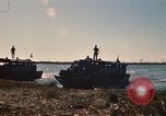 Image of Vietnamese Forces assault boats and armored cars Vietnam, 1970, second 18 stock footage video 65675032680