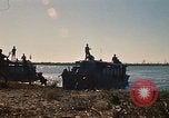 Image of Vietnamese Forces assault boats and armored cars Vietnam, 1970, second 30 stock footage video 65675032680