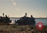 Image of Vietnamese Forces assault boats and armored cars Vietnam, 1970, second 35 stock footage video 65675032680