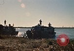Image of Vietnamese Forces assault boats and armored cars Vietnam, 1970, second 36 stock footage video 65675032680