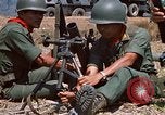 Image of  Vietnamese Forces set up mortar Vietnam, 1970, second 46 stock footage video 65675032681