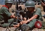 Image of  Vietnamese Forces set up mortar Vietnam, 1970, second 47 stock footage video 65675032681