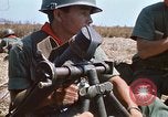Image of  Vietnamese Forces set up mortar Vietnam, 1970, second 53 stock footage video 65675032681