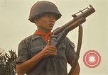 Image of RF-PF forces with M-60 machine gun and M-79 Grenade Launcher Vietnam, 1970, second 43 stock footage video 65675032682