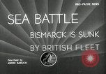 Standbild Untergang der Bismarck Saint-Nazaire Frankreich, 1941, aus Sekunde 4 historischem Filmmaterial Videoclip 65675032706