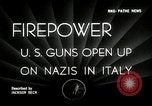 Image of American artillery barrage against German forces Italy, 1944, second 3 stock footage video 65675032709