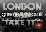 Image of German aerial bombardments in London blitz London England United Kingdom, 1941, second 16 stock footage video 65675032715