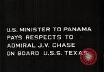 Image of Admiral JV Chase United States USA, 1933, second 8 stock footage video 65675032732