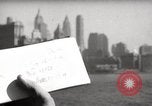 Standbild Wolkenkratzer Ellis Island New York USA, 1948, aus Sekunde 7 historischem Filmmaterial Videoclip 65675032740