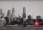 Standbild Wolkenkratzer Ellis Island New York USA, 1948, aus Sekunde 12 historischem Filmmaterial Videoclip 65675032740