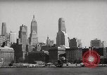 Standbild Wolkenkratzer Ellis Island New York USA, 1948, aus Sekunde 14 historischem Filmmaterial Videoclip 65675032740