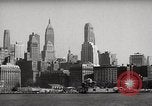 Standbild Wolkenkratzer Ellis Island New York USA, 1948, aus Sekunde 15 historischem Filmmaterial Videoclip 65675032740