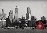 Standbild Wolkenkratzer Ellis Island New York USA, 1948, aus Sekunde 20 historischem Filmmaterial Videoclip 65675032740