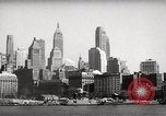 Standbild Wolkenkratzer Ellis Island New York USA, 1948, aus Sekunde 26 historischem Filmmaterial Videoclip 65675032740
