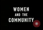 Image of American women in Monroe New York Monroe New York USA, 1950, second 15 stock footage video 65675032769