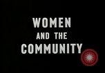 Image of American women in Monroe New York Monroe New York USA, 1950, second 16 stock footage video 65675032769