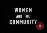 Image of American women in Monroe New York Monroe New York USA, 1950, second 17 stock footage video 65675032769