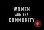 Image of American women in Monroe New York Monroe New York USA, 1950, second 22 stock footage video 65675032769