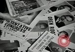 Image of League of Women Voters distributes voter materials Monroe New York USA, 1950, second 43 stock footage video 65675032770