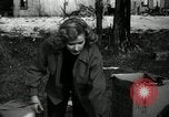 Standbild Menschen Reinigung viel für den Einsatz als Spielplatz Monroe New York USA, 1950, aus Sekunde 3 historischem Filmmaterial Videoclip 65675032772