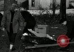 Standbild Menschen Reinigung viel für den Einsatz als Spielplatz Monroe New York USA, 1950, aus Sekunde 6 historischem Filmmaterial Videoclip 65675032772