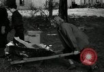 Standbild Menschen Reinigung viel für den Einsatz als Spielplatz Monroe New York USA, 1950, aus Sekunde 9 historischem Filmmaterial Videoclip 65675032772
