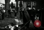 Standbild Menschen Reinigung viel für den Einsatz als Spielplatz Monroe New York USA, 1950, aus Sekunde 18 historischem Filmmaterial Videoclip 65675032772
