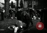 Standbild Menschen Reinigung viel für den Einsatz als Spielplatz Monroe New York USA, 1950, aus Sekunde 19 historischem Filmmaterial Videoclip 65675032772