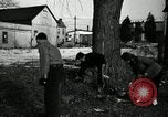Standbild Menschen Reinigung viel für den Einsatz als Spielplatz Monroe New York USA, 1950, aus Sekunde 27 historischem Filmmaterial Videoclip 65675032772