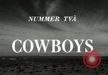 Standbild Cowboy Aktivitäten Marfa Texas USA, 1943, aus Sekunde 25 historischem Filmmaterial Videoclip 65675032775