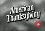 Standbild American Family Thanksgiving Abendessen vorbereiten United States USA, 1954, aus Sekunde 4 historischem Filmmaterial Videoclip 65675032785