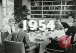 Standbild Amerikanische Familie feiert Thanksgiving Day United States USA, 1954, aus Sekunde 4 historischem Filmmaterial Videoclip 65675032791