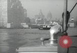Image of New York City Police boat Lieutenant Ronaghan New York City USA, 1939, second 57 stock footage video 65675032801