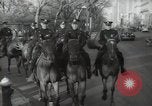 Image of New York City policemen on horseback New York City USA, 1939, second 54 stock footage video 65675032803